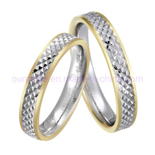 Luxury Diamond Pattern Jewelry Sets Wedding Rings